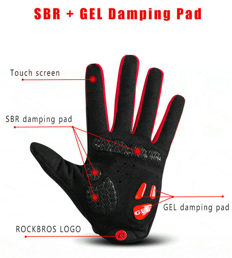 ROCKBROS S169-1 manusi de ciclism iarna touch screen