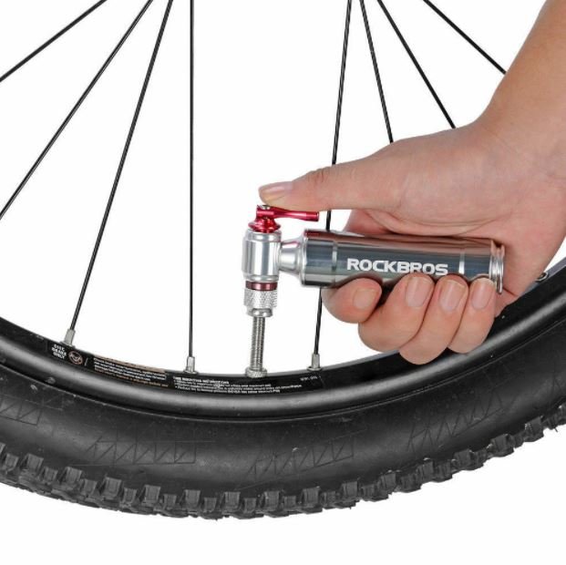 ROCKBROS SLAM-CO2HEAD CO2 pompa de aer pompa de bicicleta antigel