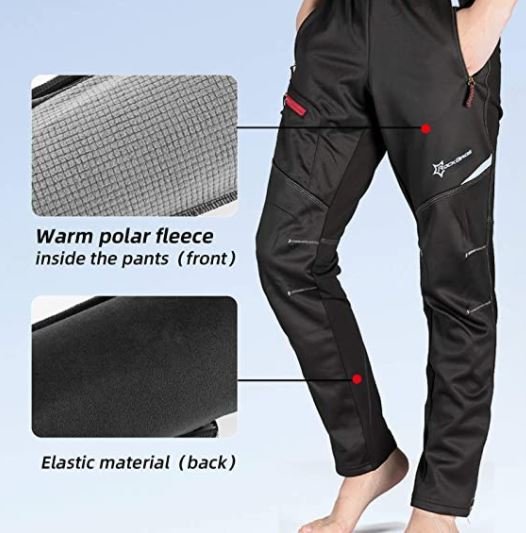 ROCKBROS YPK009-1 Pantaloni de ciclism S-4XL Pantaloni lungi de agrement