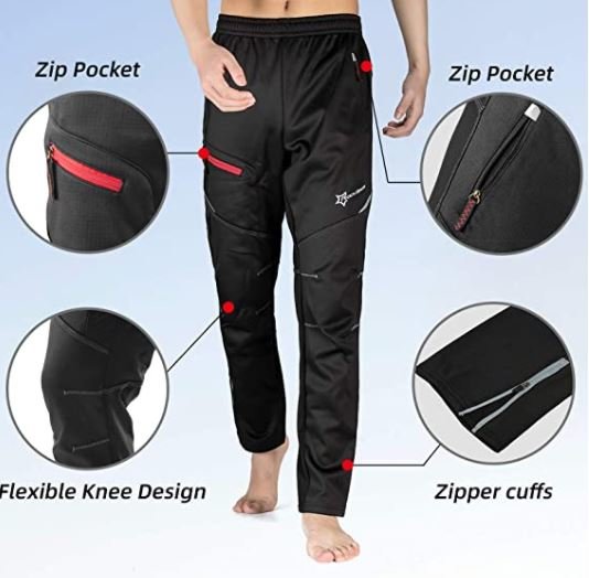 ROCKBROS YPK009-1 Pantaloni de ciclism S-4XL Pantaloni lungi de agrement