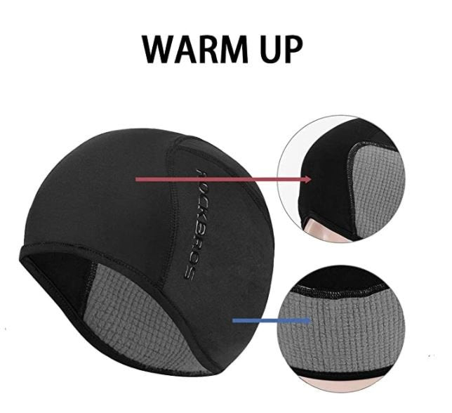 ROCKBROS YPP002 Căciulă bonetă de iarnă șapcă de ciclism tricotată beanie sub cască