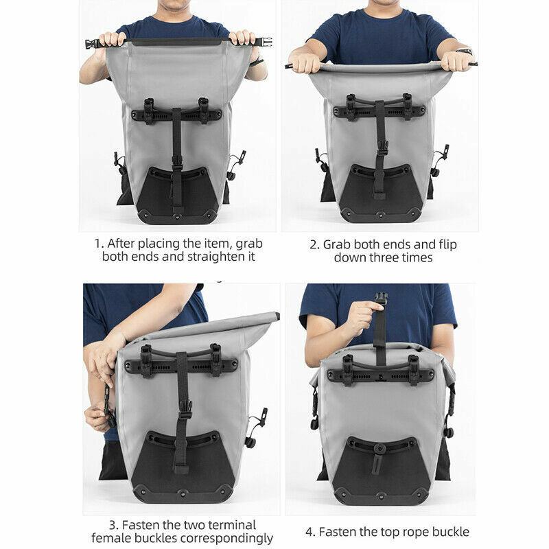 ROCKBROS geanta portbagaj impermeabila geanta biciclete 25L 5 culori