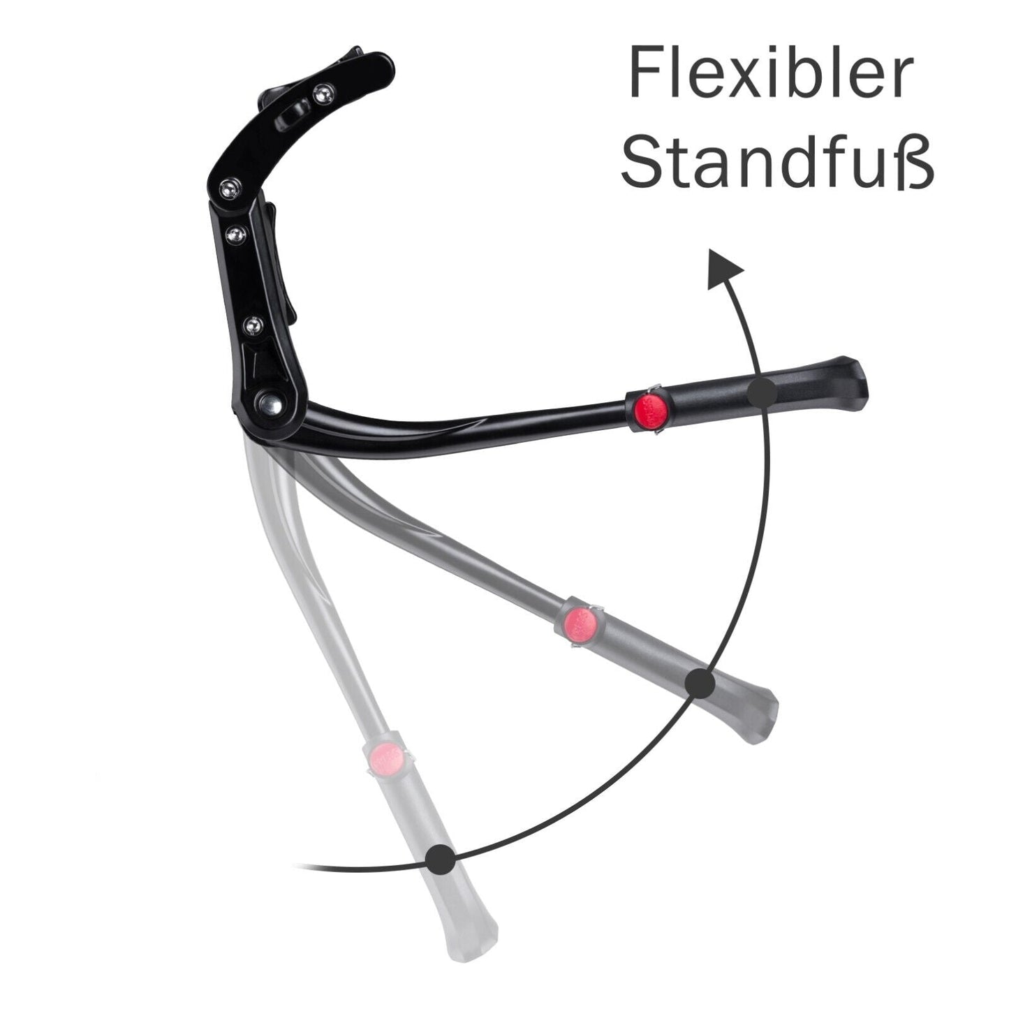 Suport pentru biciclete ROCKBROS Suport lateral reglabil pe inaltime aluminiu de 24-29 inch
