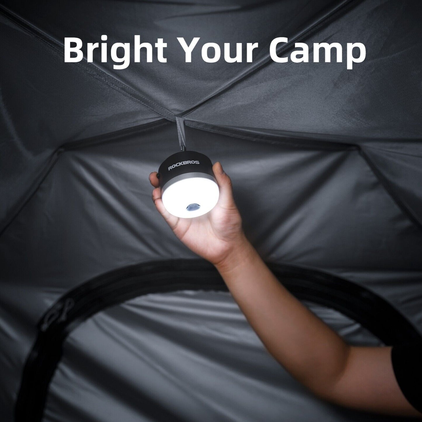 Lanternă de camping în aer liber ROCKBROS Lanterne USB 600 lumeni IPX65 LED Baterie reîncărcabilă