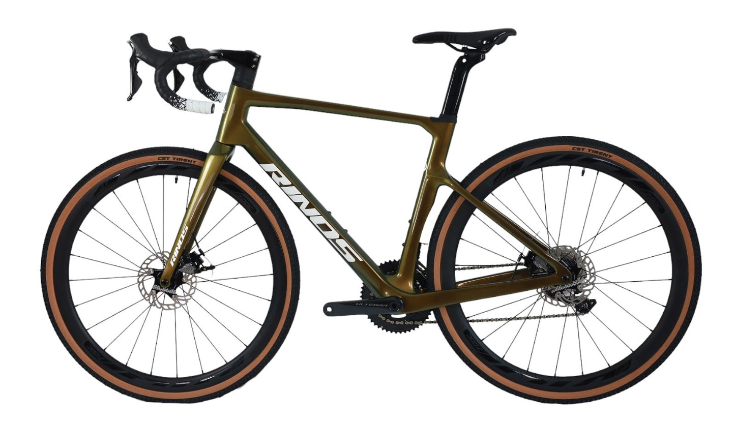 RINOS Bicicleta Gravel Carbon Sandman5.0 Shimano R8000 Ultegra