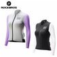ROCKBROS tricou de ciclism tricou de ciclism cu mânecă lungă pentru femei jachetă de vară tricou de ciclism tricou de ciclism de drum cu 3 buzunare la spate îmbrăcăminte ciclism MTB respirabilă