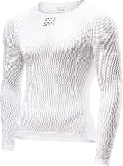Cămașă cu mânecă lungă ROCKBROS tricou de ciclism pentru bărbați, cămașă funcțională cu uscare rapidă, îmbrăcăminte pentru ciclism, cămașă fitness pentru ciclism, alergare, tenis, drumeții, bărbați