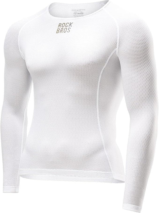 Cămașă cu mânecă lungă ROCKBROS tricou de ciclism pentru bărbați, cămașă funcțională cu uscare rapidă, îmbrăcăminte pentru ciclism, cămașă fitness pentru ciclism, alergare, tenis, drumeții, bărbați