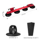 ROCKBROS XP100 portbiciclete portbagaj de acoperiș asamblare rapidă pentru 1-3 biciclete