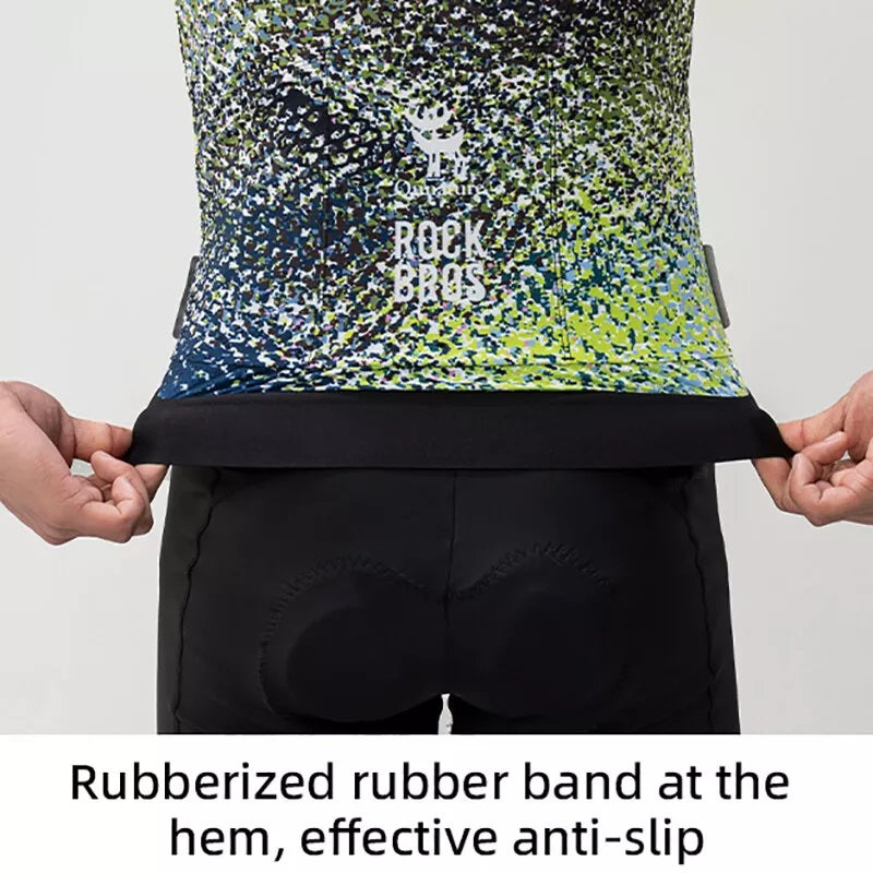 Tricou pentru ciclism pentru bărbați ROCKBROS, cămașă cu mânecă scurtă, îmbrăcăminte pentru ciclism S-4XL