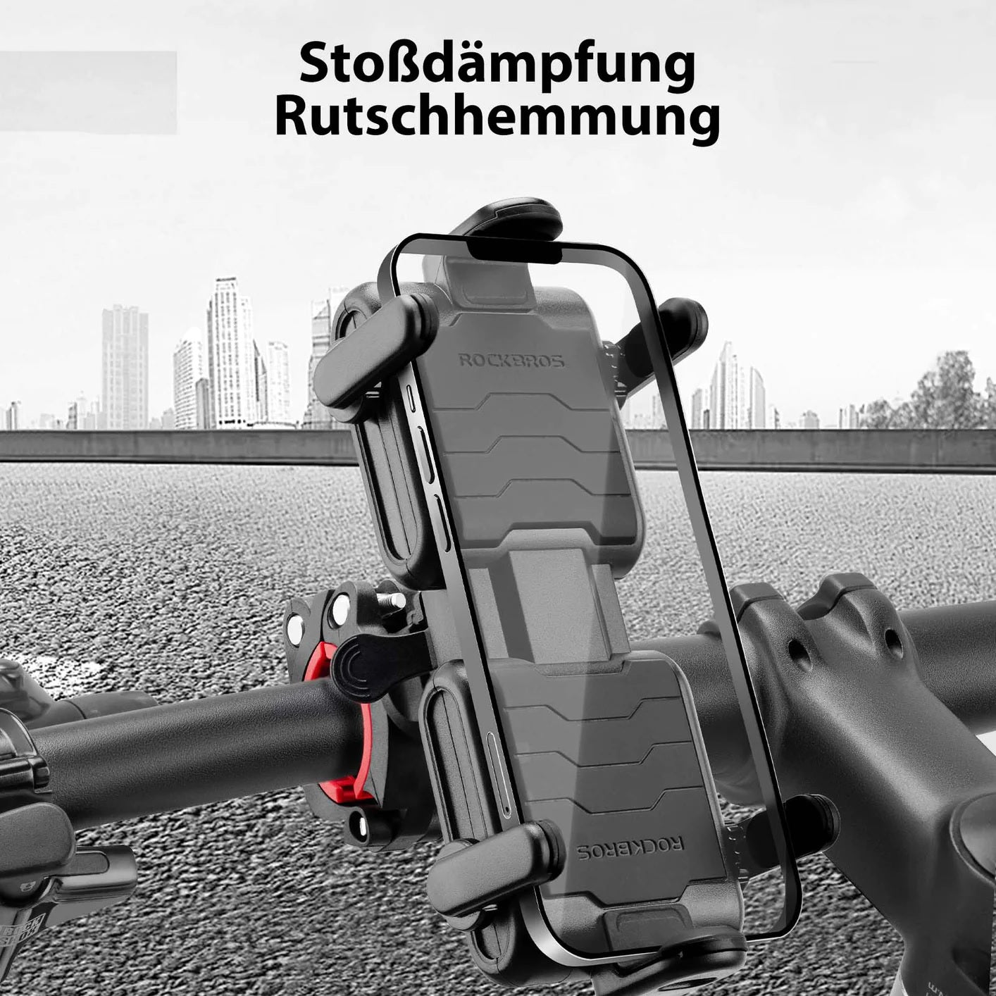 ROCKBROS suport biciclete telefon mobil suport moto ghidon 360° smartphone universal