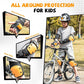 ROCKBROS genunchiere pentru copii 6 în 1 set de protecție pentru patine genunchiere în linie pentru încheietura mâinii și coate pentru bicicletă sport skateboard pentru fete și băieți