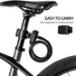 ROCKBROS broasca biciclete incuietoare cablu biciclete cu suport de montare 2 chei