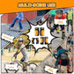 ROCKBROS genunchiere pentru copii 6 în 1 set de protecție pentru patine genunchiere în linie pentru încheietura mâinii și coate pentru bicicletă sport skateboard pentru fete și băieți