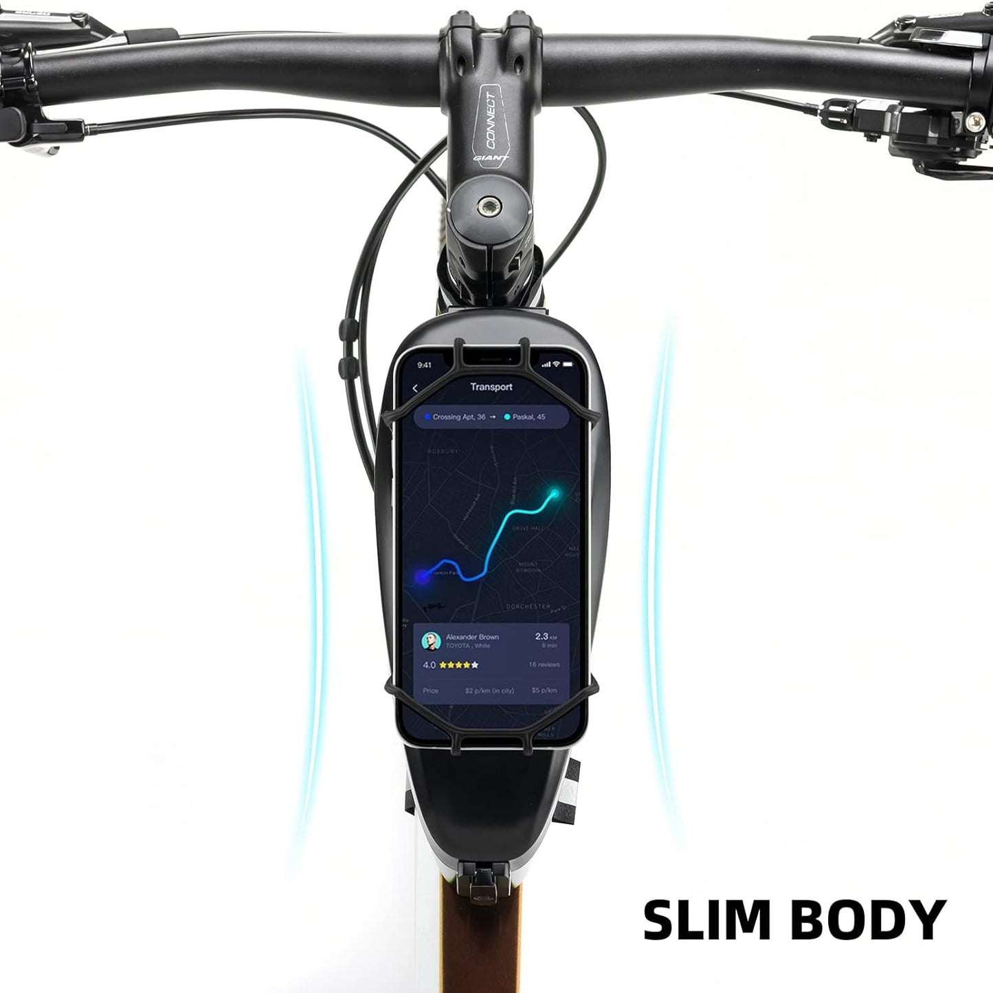 Geanta pentru cadru ROCKBROS geanta biciclete cu suport pentru telefon mobil de 4-6,5 inch