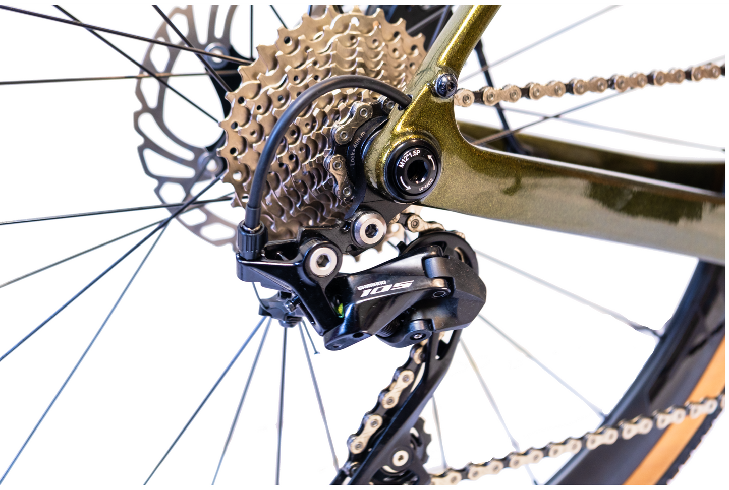 RINOS Bicicleta Gravel Carbon Sandman3.0 Shimano R7000