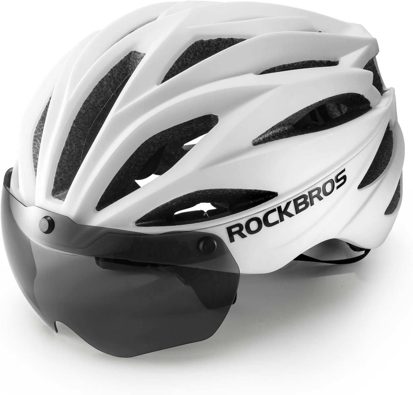 Casca de bicicleta pentru adulti ROCKBROS cu vizor Magnetic detasabil Respirabil Ajustabil pentru barbati si femei 58-62cm