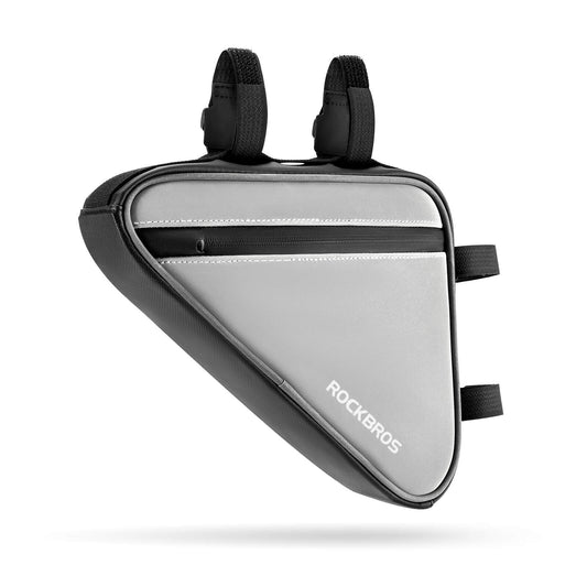 Geantă de bicicletă, geantă reflectorizantă pentru cadru, geantă triunghiulară, 0.9L, ROCKBROS