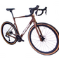 RINOS Gravel din Carbon Sandman8.0 Shimano 105 Di2 Cafea