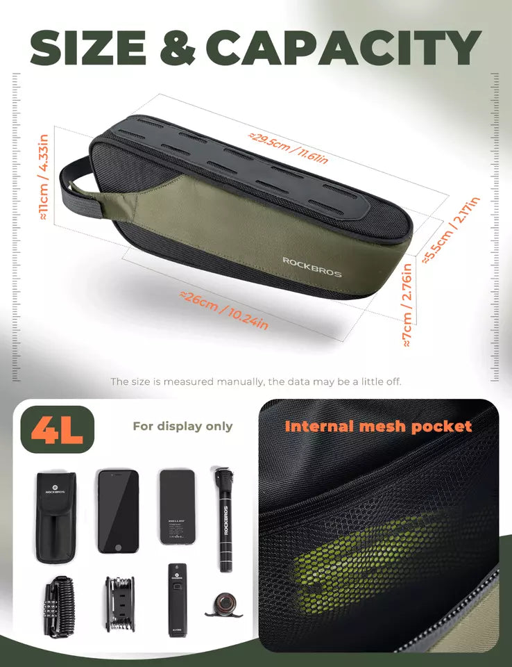 ROCKBROS geanta cadru geanta tub oblic geanta biciclete bicicleta de drum MTB