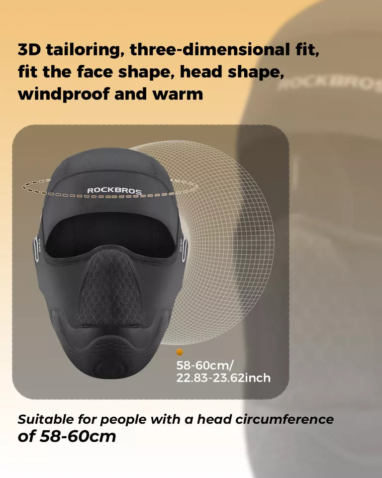 Balaclava pentru Cap de Motocicletă ROCKBROS Balaclava pentru Bicicletă