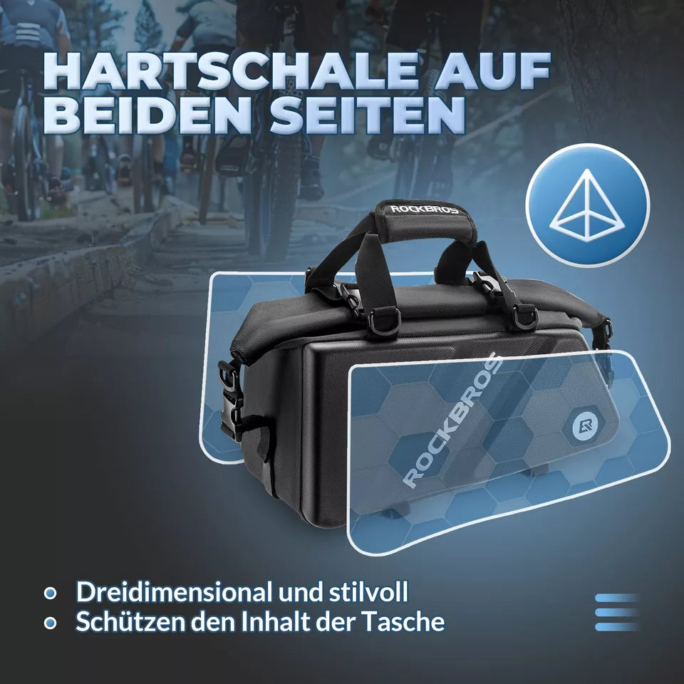 ROCKBROS geanta bagaje biciclete roata spate geanta 11.6L portbagaj -