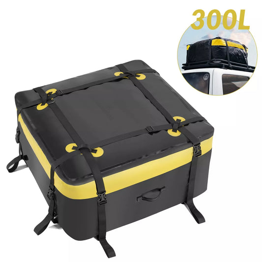 ROCKBROS 300L geantă de acoperiș auto geantă de bagaje auto impermeabilă cutie de acoperiș pliabilă din PVC