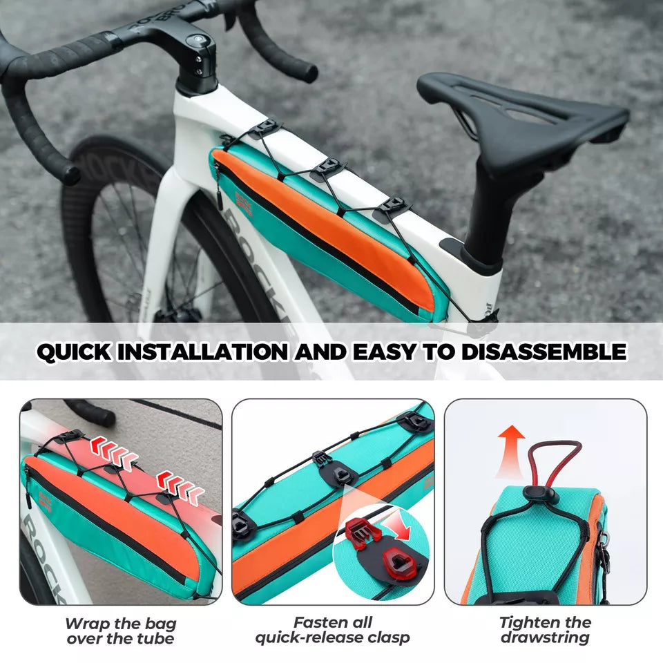 ROCKBROS geanta biciclete cadru geanta tub oblic