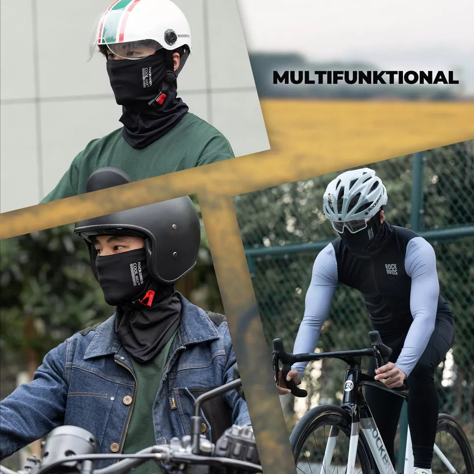 Prosop multifuncțional de vară ROCKBROS COOLMAX Wrap UPF50+ Mască pentru biciclete/motocicletă