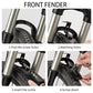 Set apărători de noroi pentru bicicletă ROCKBROS față + spate pentru 24-29 inch, retractabil și reglabil