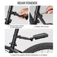 Set apărători de noroi pentru bicicletă ROCKBROS față + spate pentru 24-29 inch, retractabil și reglabil