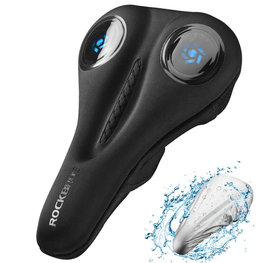 Husă de șa pentru bicicletă, cu gel, neagră, ROCKBROS