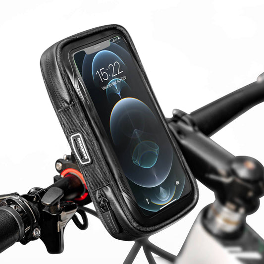 Geantă de bicicletă impermeabilă, geantă rotativă pentru telefoane mobile de 4,7-6 inci, ROCKBROS