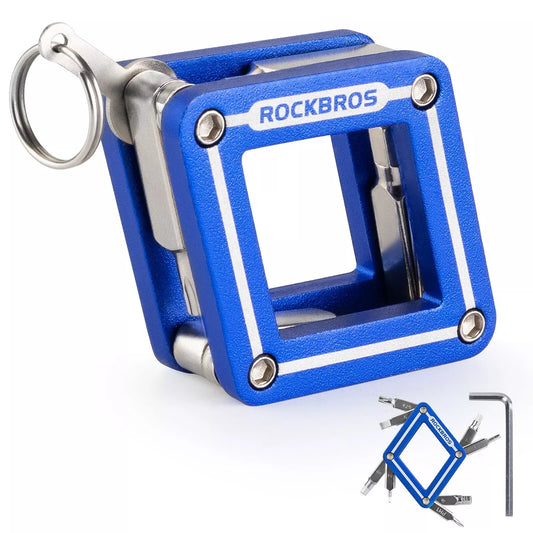 Instrument multifuncțional pentru biciclete ROCKBROS 8 în 1 reparare sculă pliabilă reparație