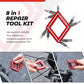 Instrument multifuncțional pentru biciclete ROCKBROS 8 în 1 reparare sculă pliabilă reparație