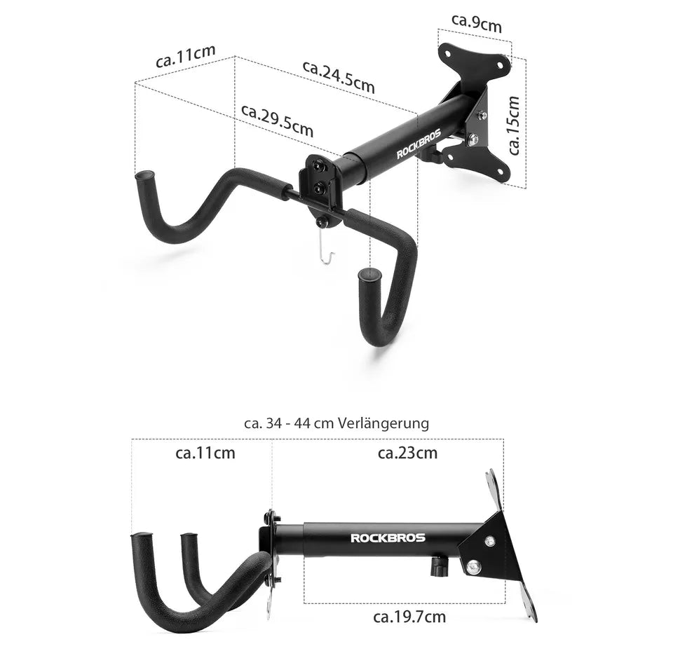 Suport de asamblare pentru biciclete ROCKBROS, montare pe perete, suport pentru bicicletă, până la 15 kg