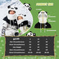 Masca de schi cu balaclava de iarna Qunature pentru copii si parinti masti integrale cu design panda balaclava pentru activitati in aer liber de toamna si iarna, cum ar fi schi, motociclism, ciclism