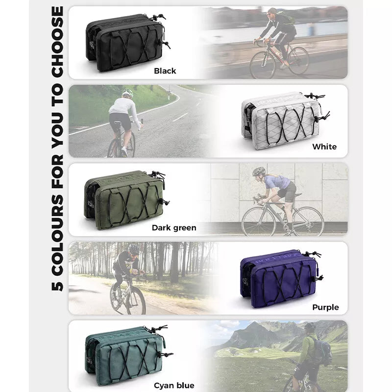 ROCKBROS Geanta biciclete cadru dublu 1L Geanta top tub fata 5 culori pentru bicicleta de drum MTB