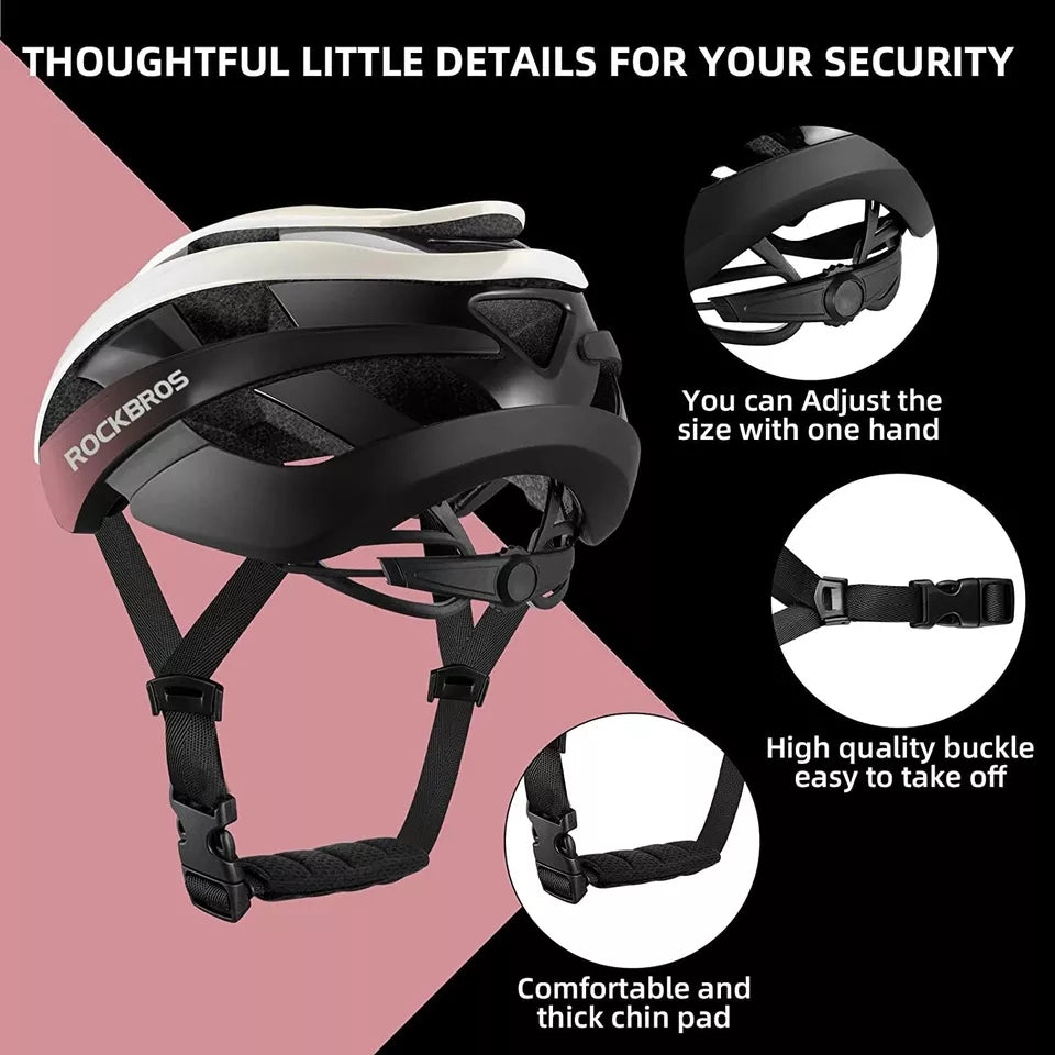Casca de bicicleta ROCKBROS pentru femei si barbati casca de ciclism 4 culori casca de protectie M/L 55-61 cm