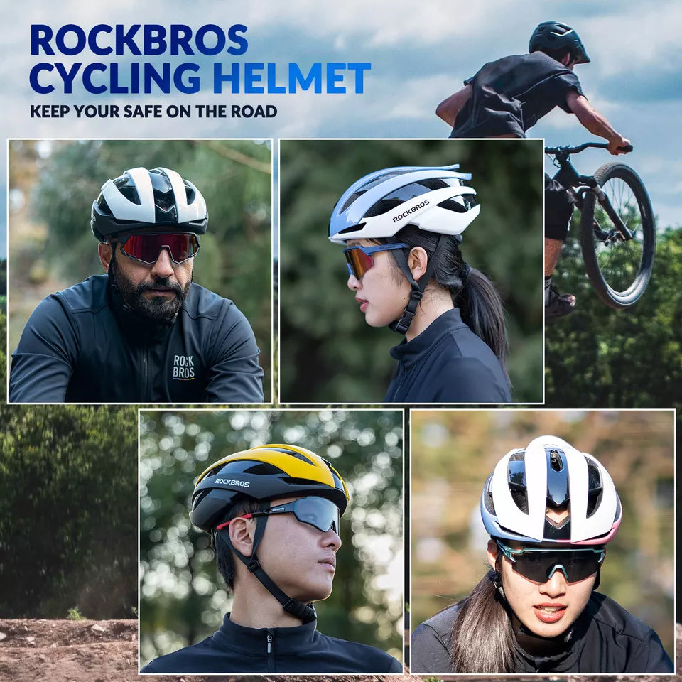 Casca de bicicleta ROCKBROS pentru femei si barbati casca de ciclism 4 culori casca de protectie M/L 55-61 cm