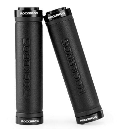 ROCKBROS mânere de bicicletă mânere blocate pentru ghidon MTB bicicletă anti-alunecare negru
