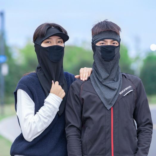 ROCKBROS Cagulă balaclava masca biciclete tub esarfa motocicleta rezistenta la vant