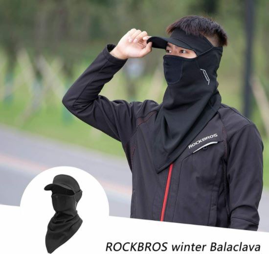 ROCKBROS Cagulă balaclava masca biciclete tub esarfa motocicleta rezistenta la vant