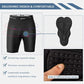 Pantaloni scurți ROCKBROS Elite cu interioare și căptușeală pentru bărbați negru
