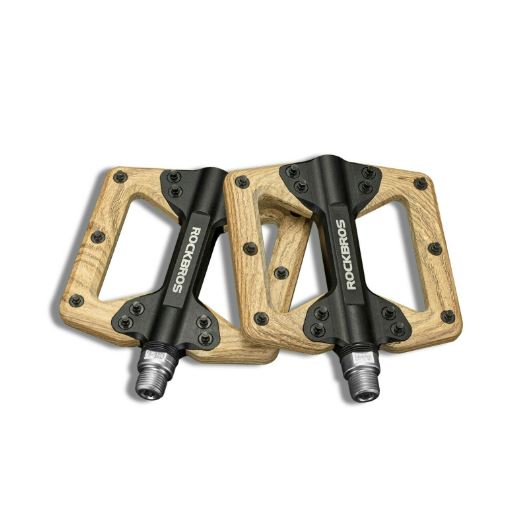 ROCKBROS pedale de bicicletă nailon 9/16 inch pedale de bicicletă platformă anti-alunecare aluminiu