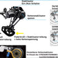 Schimbator spate SHIMANO DEORE RD-M6100 12 viteze