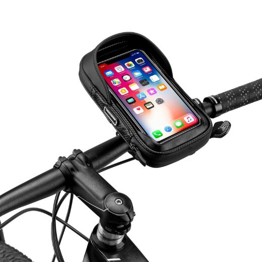 ROCKBROS geantă pentru ghidon de bicicletă Suport pentru telefon mobil de 6,2"