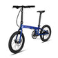 KABON Bicicletă pliantă de oraș fibră de carbon cu transmisie Shimano Altus 9S 20 inch