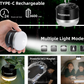 Lanternă de camping în aer liber ROCKBROS Lanterne USB 600 lumeni IPX65 LED Baterie reîncărcabilă