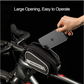 ROCKBROS 006-1BK Geantă pentru cadru de bicicletă reflectorizant 1.8L negru